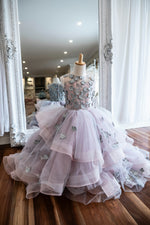 Tulle Dress with Lace Flowers - Elizabeth