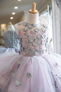 Tulle Dress with Lace Flowers - Elizabeth