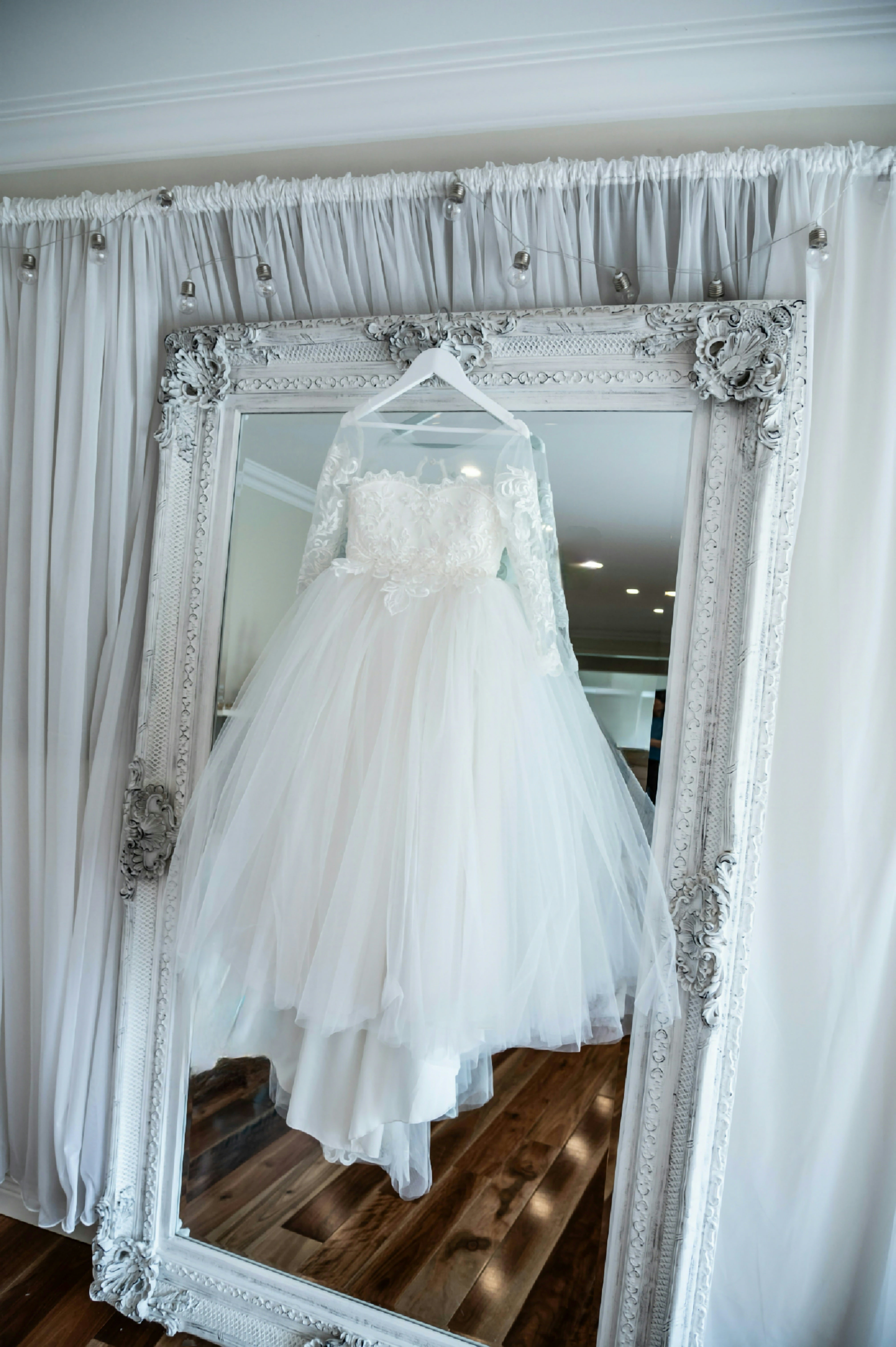 Tulle and Lace Flowergirl Dress - Arabella