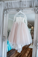 Tulle and Lace Flowergirl Dress - Arabella