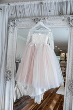 Tulle and Lace Flowergirl Dress - Arabella