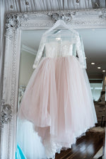 Tulle and Lace Flowergirl Dress - Arabella