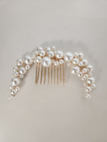Versatile Faux Pearl Hair Comb
