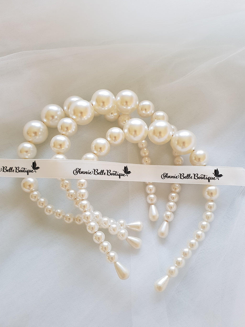 Mother of all pearls headband