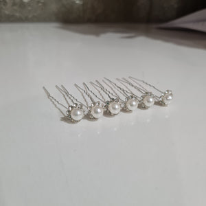 Pearl and Crystal Pins