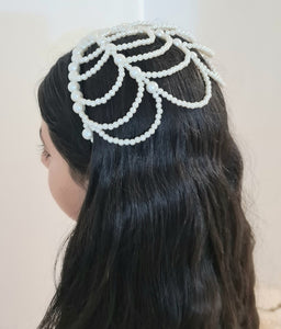 Web of Pearls Headband